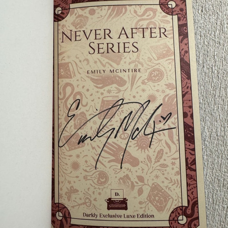Bookish Box Never After Series