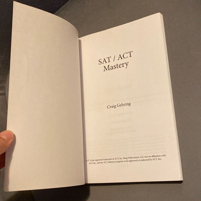 SAT ACT Mastery