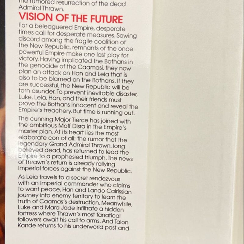 Star Wars Vision of the Future (The Hand of Thrawn Duology-First Edition First Printing)
