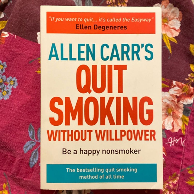 Updated Allen Carr's Easy Way to Quit Smoking Without Willpower - Includes Quit Vaping