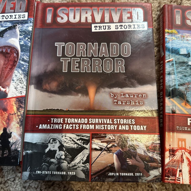 LOT of 6 - I Survived Books 