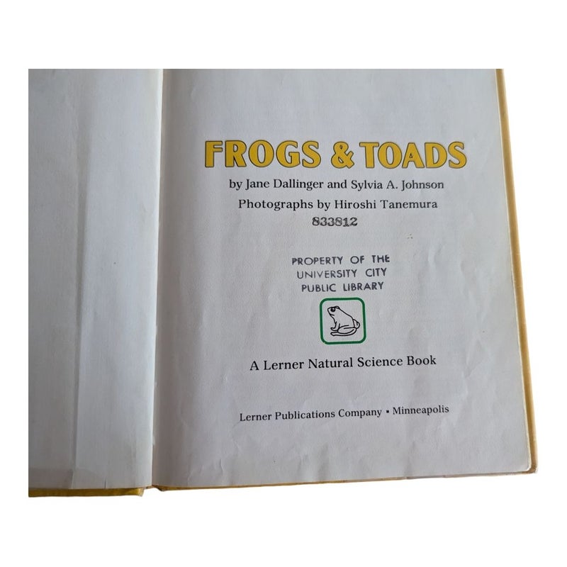 Frogs and Toads