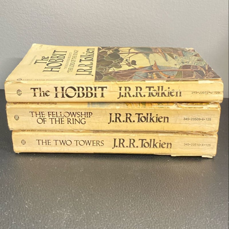 The Hobbit Fellowship Of The Ring Two Towers