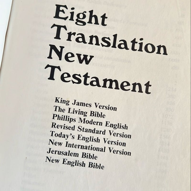 Eight Translation New Testament