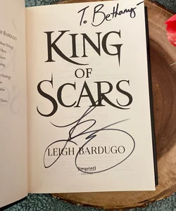 SIGNED 1st Ed King of Scars