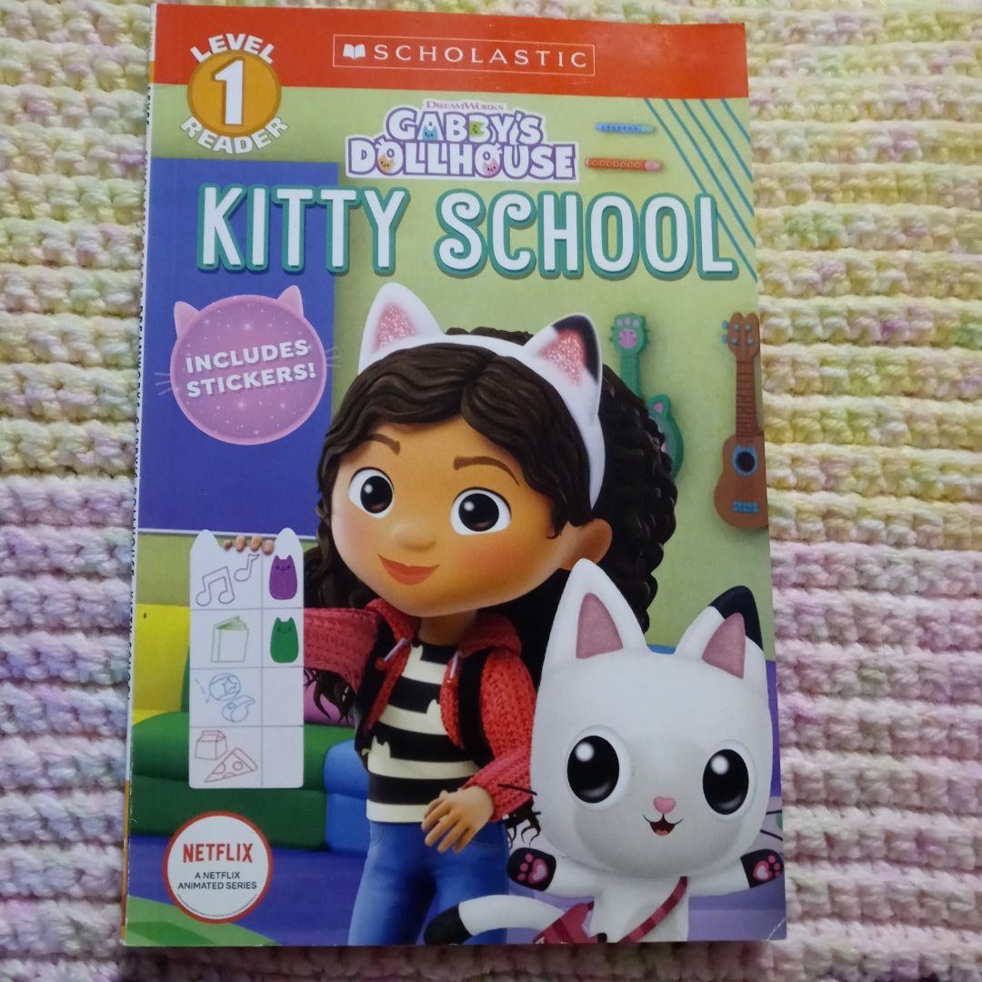 Kitty School (Gabby's Dollhouse: Scholastic Reader, Level 1) (Media Tie-In)