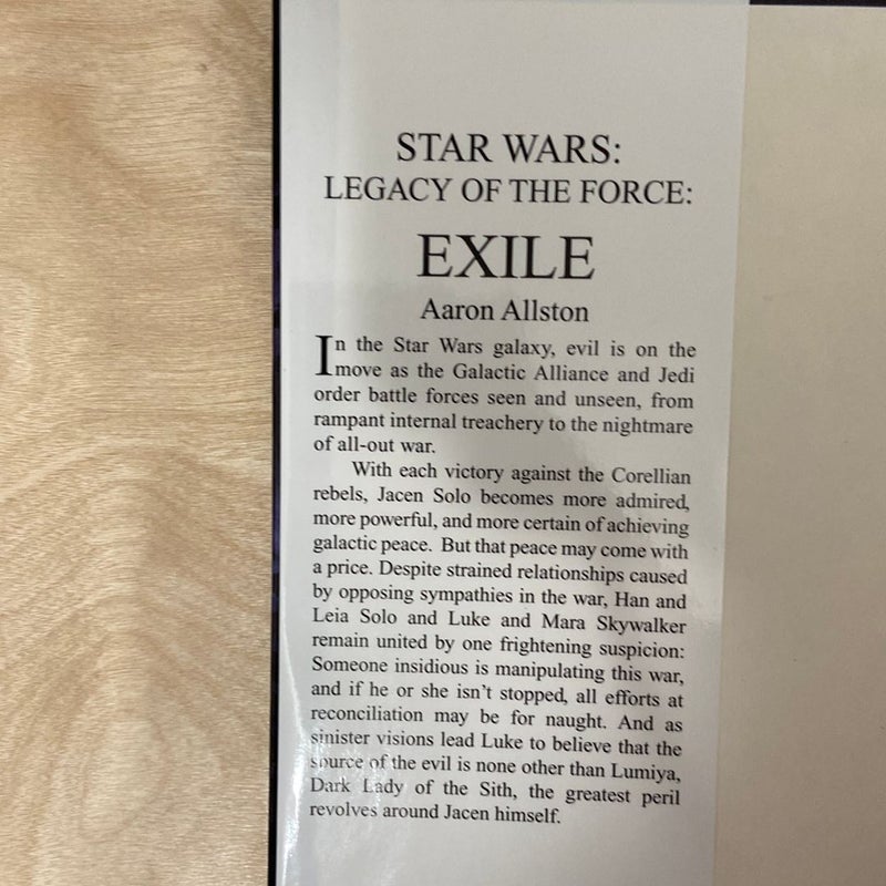 Star Wars Legacy of the Force: Exile (SFBC Hardcover Edition)