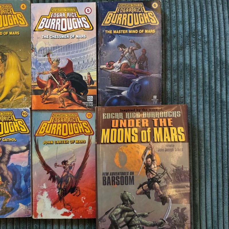 The Martian Tales of Edgar Rice Burroughs Complete set 