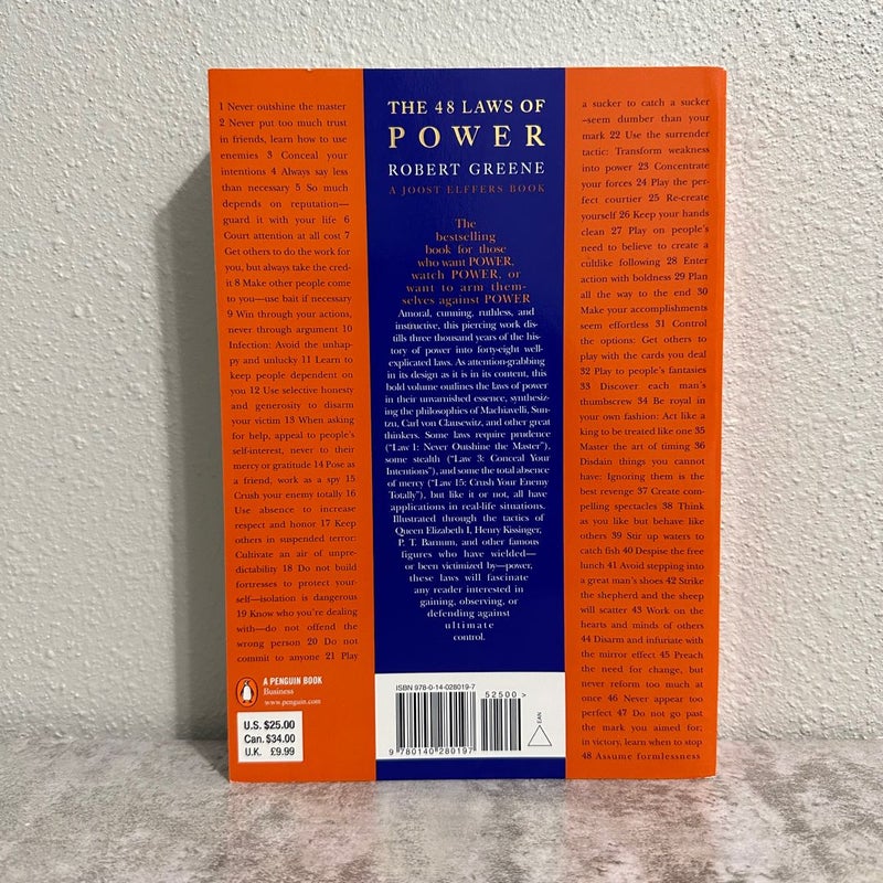 THE 48 LAWS OF POWER - ROBERT GREENE - 9780140280197