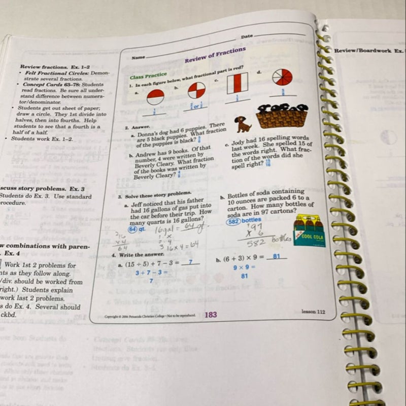 Abeka Arithmetic 3 Teacher Editions