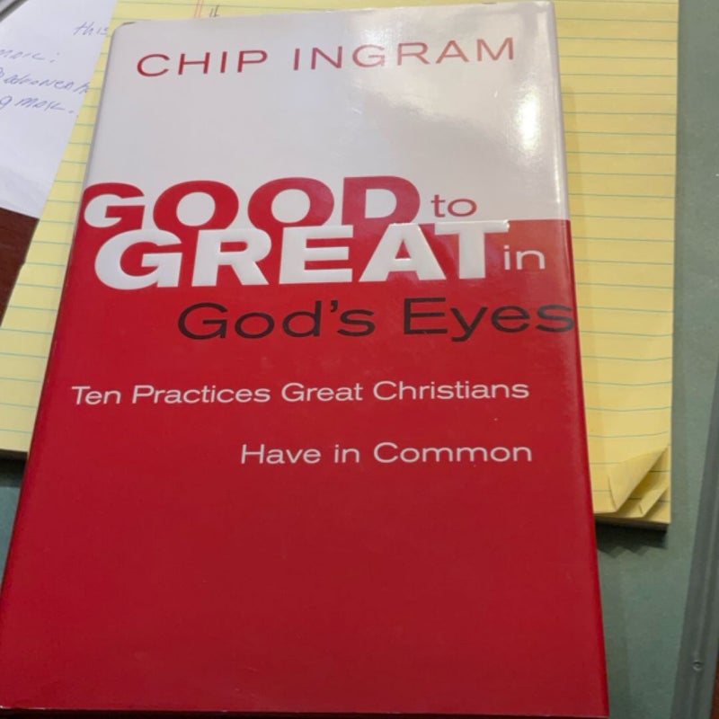 Good to Great in God's Eyes