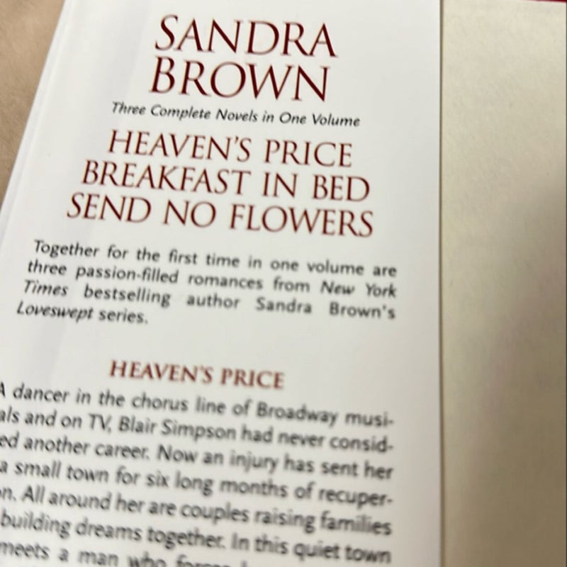 Heaven's Price; Breakfast in Bed; Send No Flowers