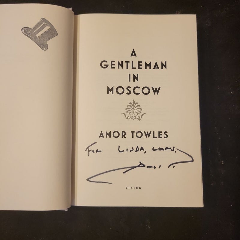 A Gentleman in Moscow (Signed)