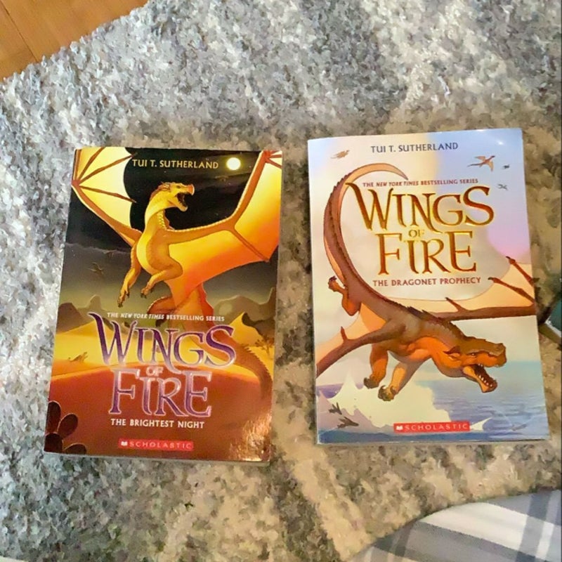 Wings of fire books 1-5