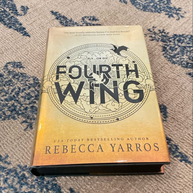 Signed - First Edition Fourth Wing with Sprayed Edges