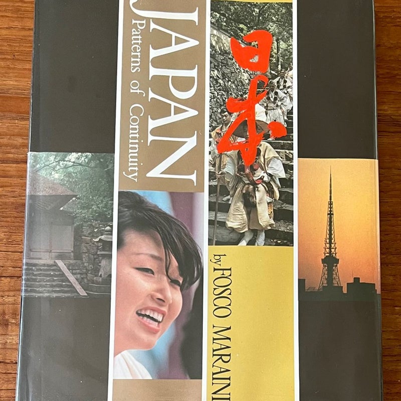 Japan Patterns of Continuity VERY GOOD 1971 Hardcover 1st Edition