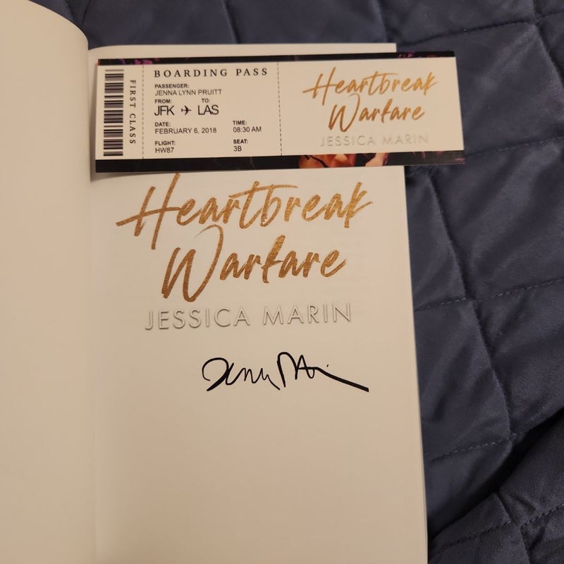 Heartbreak Warfare*C2CSpecialEdition*Signed*