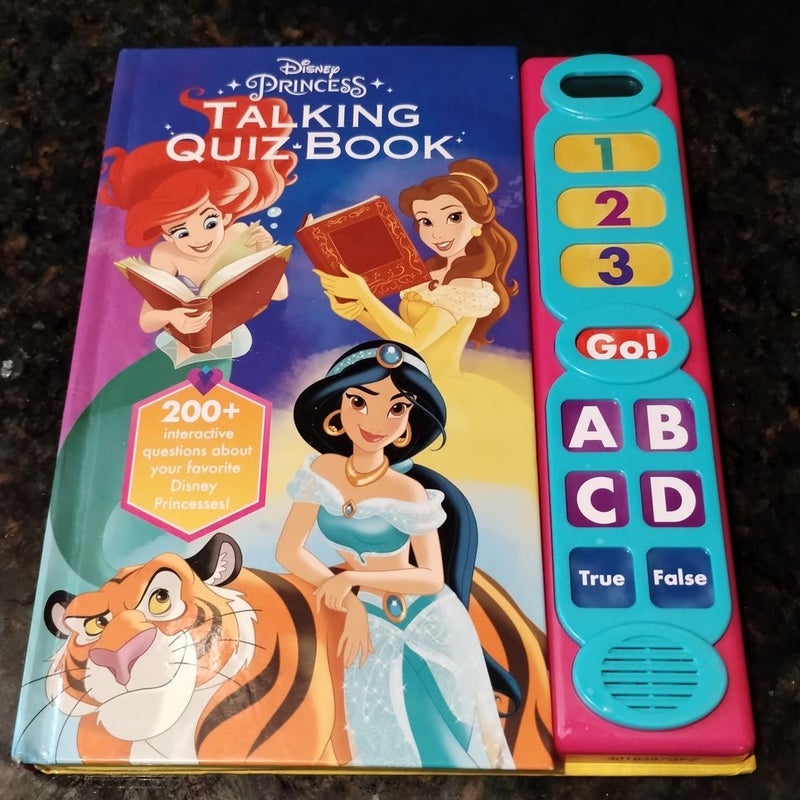 Disney Princess Talking Quiz Book