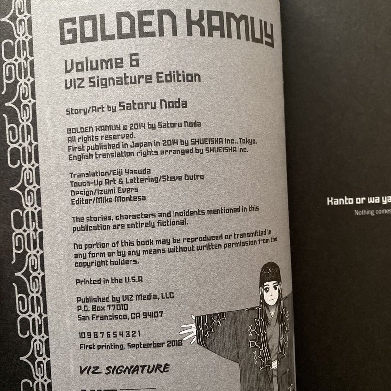 Golden Kamuy, Vol. 6