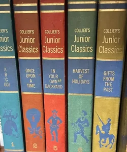 Collier's Junior Classics - The Young Folks Shelf of Books - Vintage - 6 books