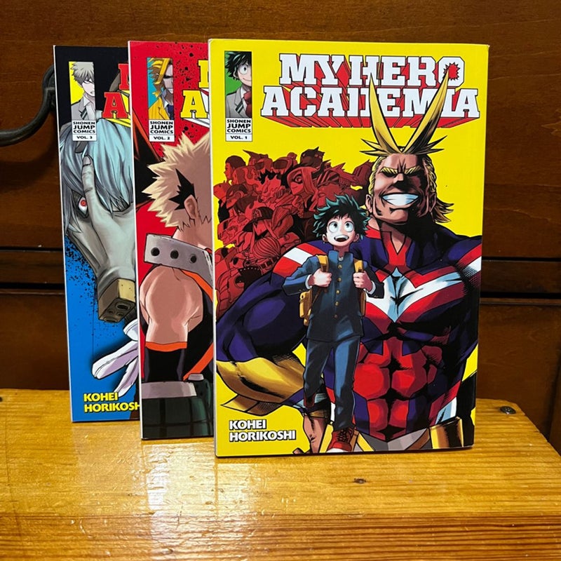 My Hero Academia, Vol. 1-3 set