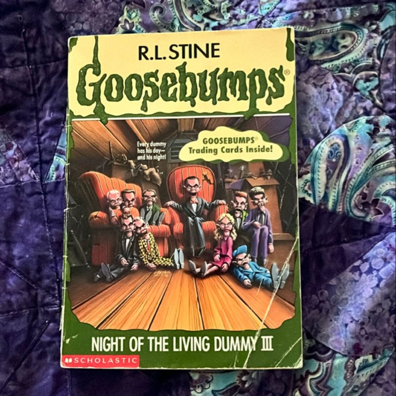 FIRST EDITION Goosebumps Night of the Living Dummy III