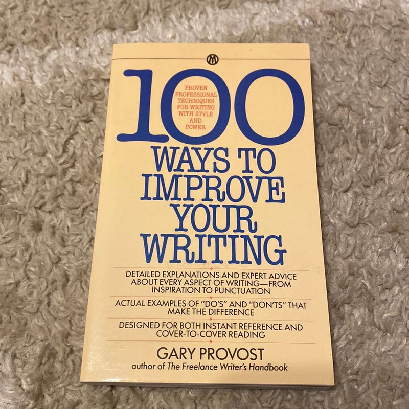 100 Ways to Improve Your Writing