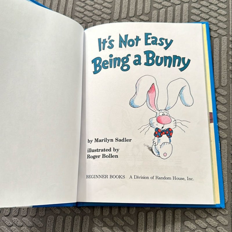 It's Not Easy Being a Bunny