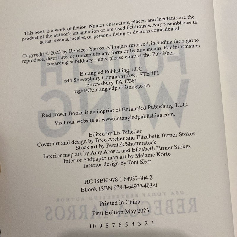 Fourth Wing - 1st edition 