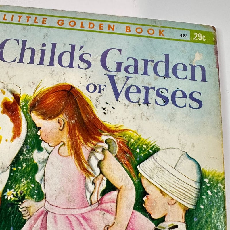 Vintage A Child’s Garden of Verses, 1962 Little Golden Book