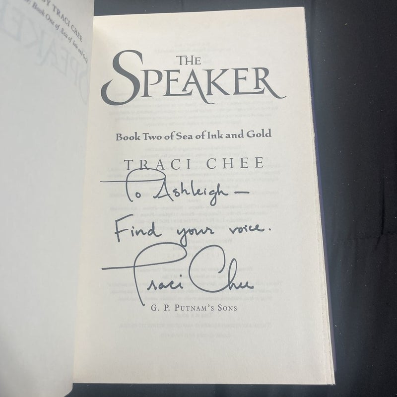 The Speaker (Signed Copy)