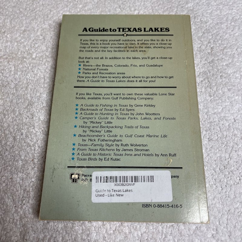 A Guide to Texas Lakes