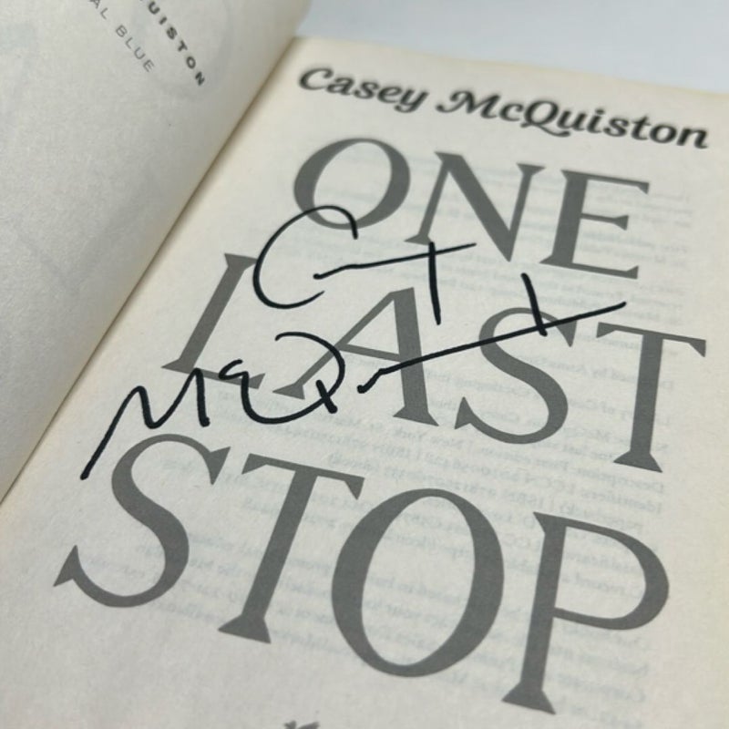 One Last Stop SIGNED