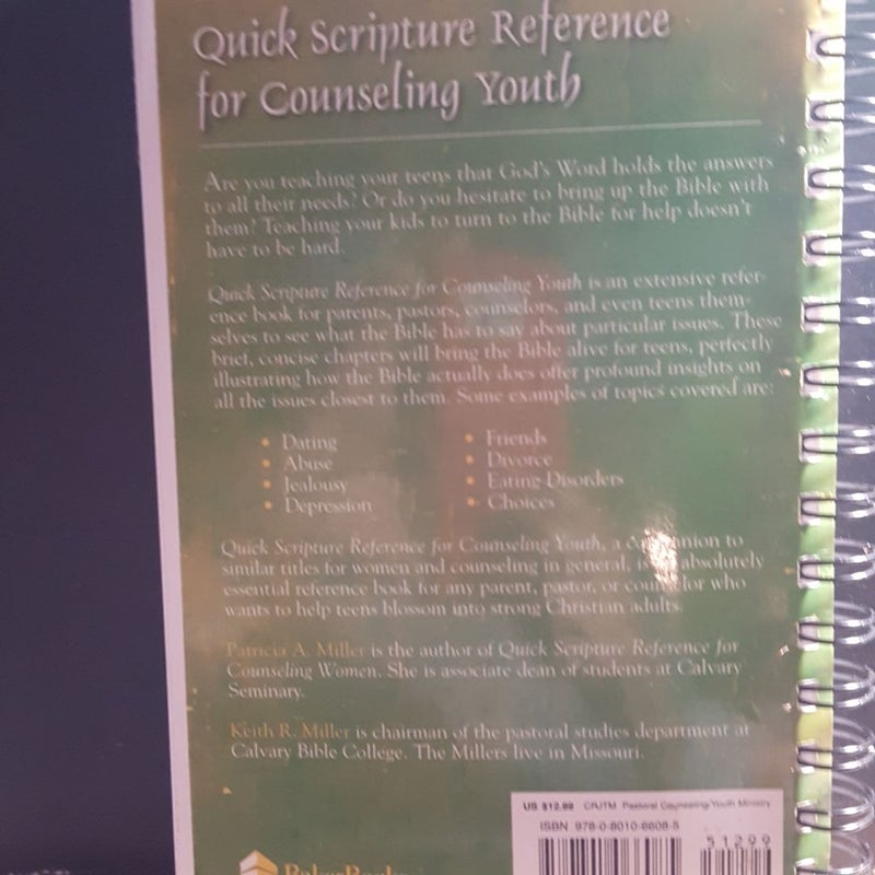 Quick Scripture Reference for Counseling Youth