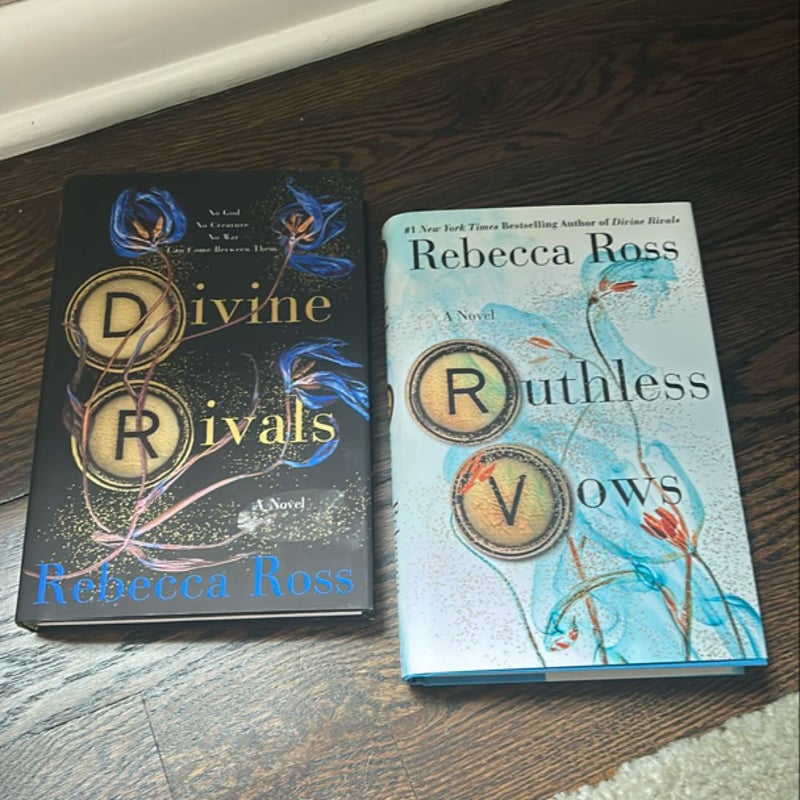 Divine Rivals and Ruthless Vows **SIGNED FIRST PRINTINGS**