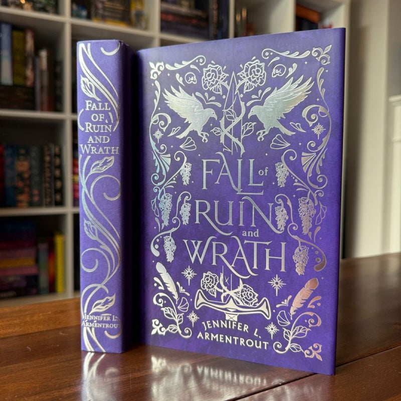 Owlcrate Exclusive Edition of Fall of Ruin and Wrath by Jennifer L Armentrout