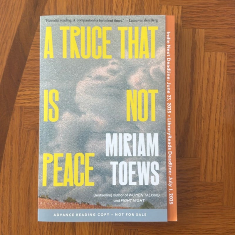A Truce That Is Not Peace