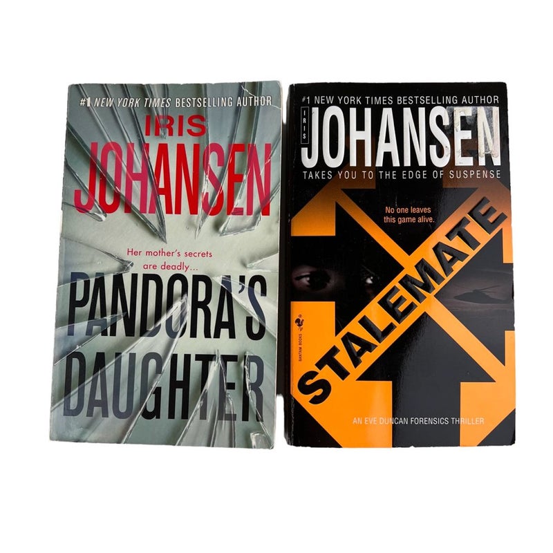 Stalemate & Pandora’s Daughter - 2 book bundle Iris Johansen