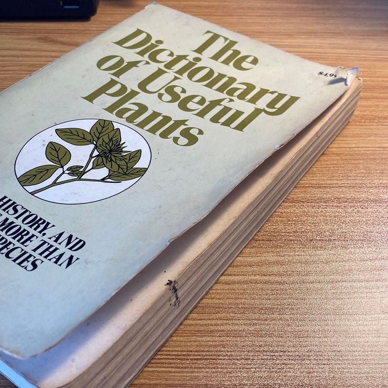 Vintage 1974 The Dictionary of Useful Plants
