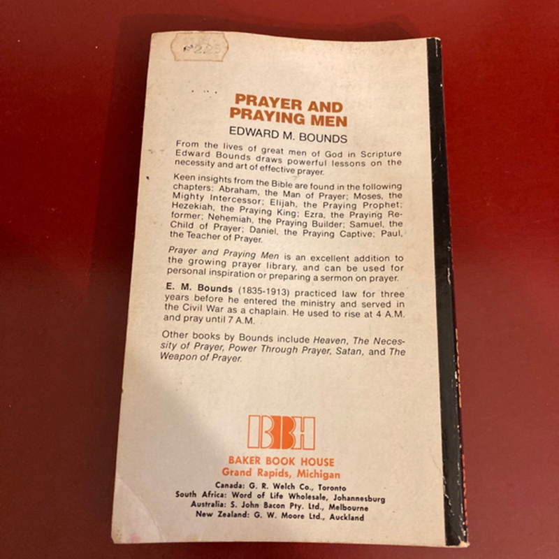 Vintage 1977, Prayer and Praying Men -EM Bounds