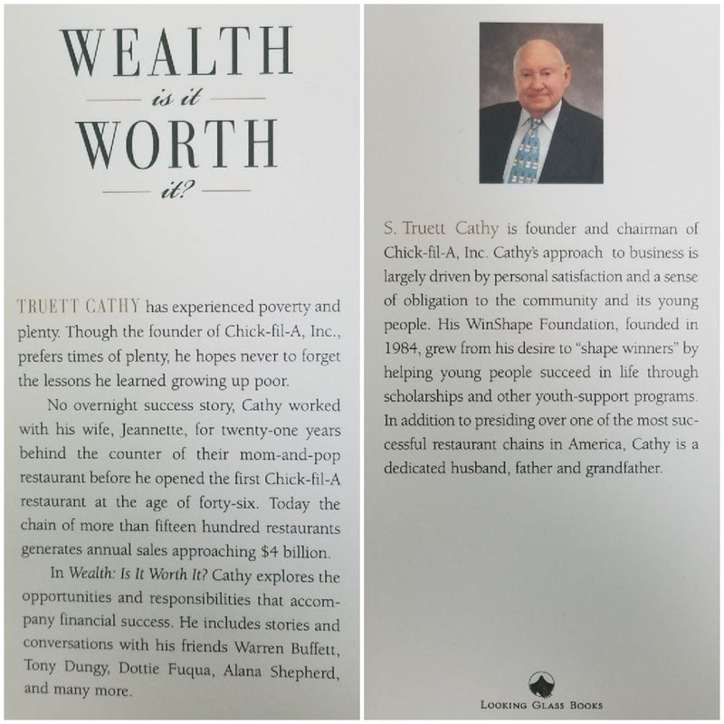 Wealth Is It Worth It? First Edition