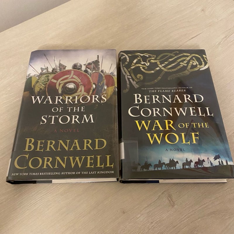 Lot Of Two (2) Bernard Cornwell HBr ExLibrary Books 1st Edition