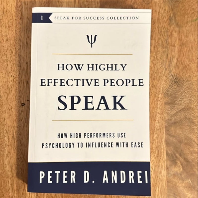 How Highly Effective People Speak