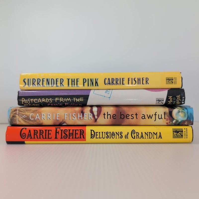 *Carrie Fisher Bundle* The Best Awful, Delusions of Grandma, Postcards from the Edge, Surrender the Pink