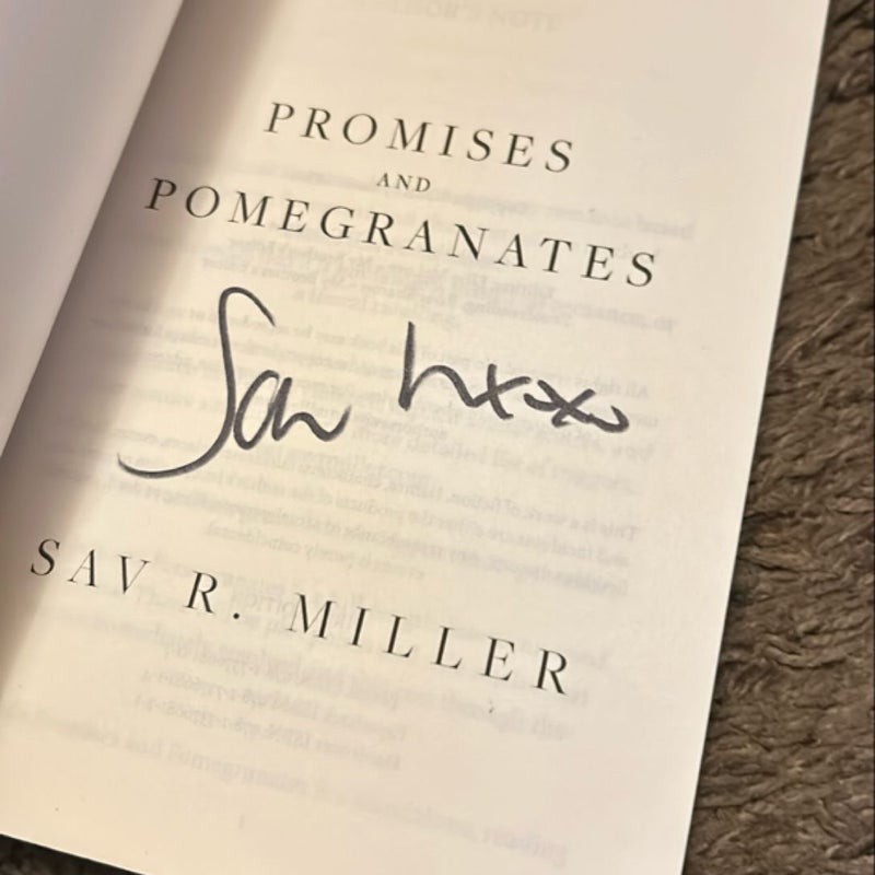 Promises and Pomegranates ** signed 