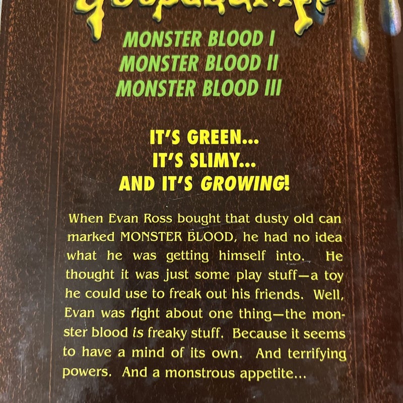 Goosebumps Monster Blood Collection ☠️🧟‍♀️ (1st Edition)