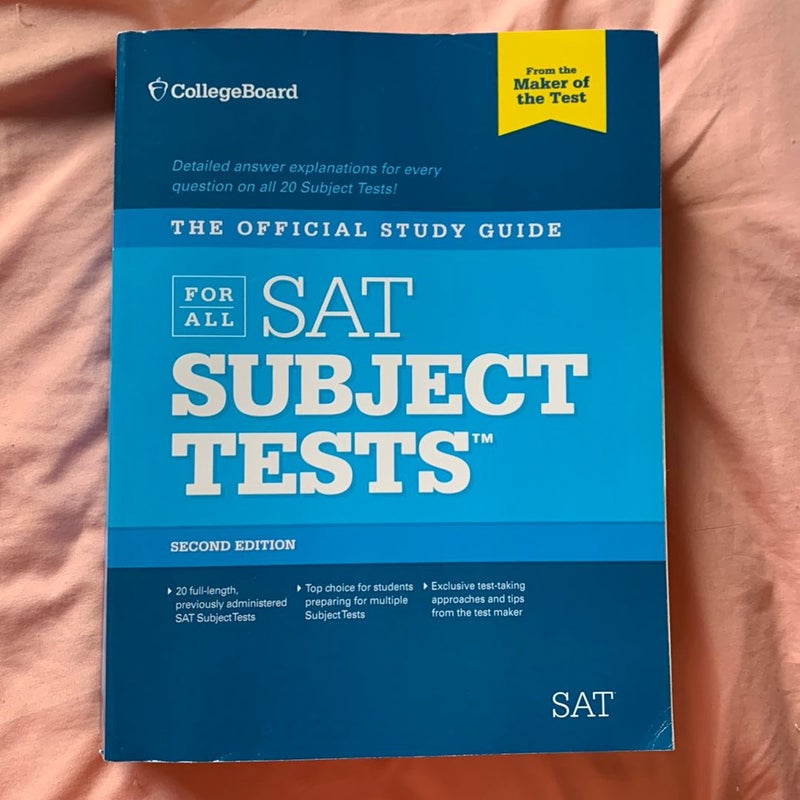 The Official Study Guide for All SAT Subject Tests, 2nd Ed