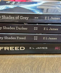 Fifty Shades of Grey Trilogy Books 1-3 and Freed