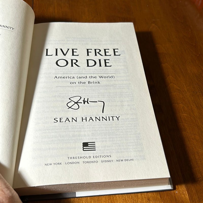 Signed 1st Ed /1st * Live Free or Die
