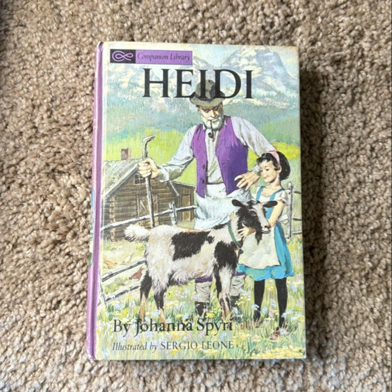 Heidi Hardcover 1963 Book